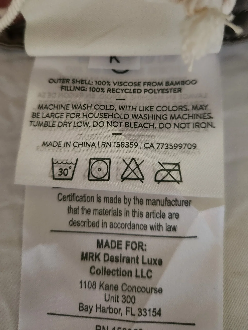 Sunday Citizen Premium Bamboo Bubble Comforter King NWT Boulder